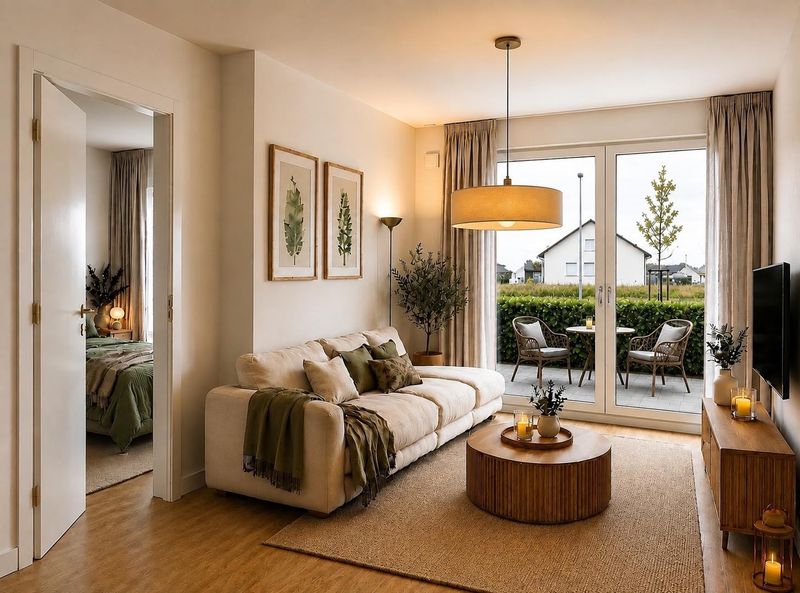 2-Zimmer-Wohnung mit Terrasse – Ihr Rückzugsort im Grünen.